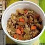 Yakimeshi verduras