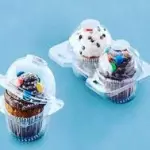 Porta Cup cakes plasticos