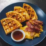 Waffle con Tocino