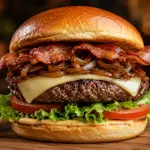 X bacon salada