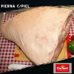 Pierna con piel.