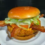 The chicken burger