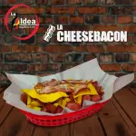 Salchipapa cheesebacon