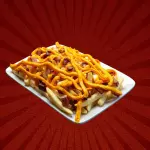 Batata Frita com bacon e cheddar