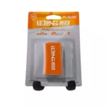 PILHA 9V ALCALINA LELONG MAX 6LR61