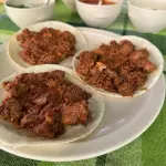 Orden 3 tacos asado de puerco