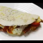 Tapioca de ovo com Bacon