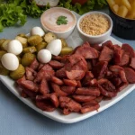 Porção de Calabresa.