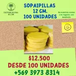 SOPAIPILLAS 12 CM 100 UNIDADES