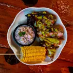1/4 Pollo a la leña
