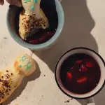 Guagüita pan de yuca dulce de leche