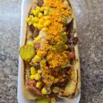 Hot Dog Con Camarón
