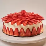 Pastel de Fresas Sugar Free & gluten