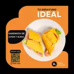 Sándwich de Jamón y Queso