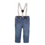 Jean Suspender White
