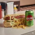 Cachorro Quente com Lata fruki 350ml