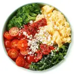 Bowl Green eggs and kale