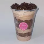 Mousse de Chocolate com Brigadeiro