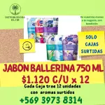 JABON BALLERINA DE 750ML $1120 X 12