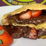 Pastel de Morango e Nutella