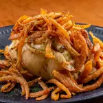 Batata recheada com Catupiry e bacon