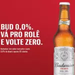 BUDWEISER ZERO ALCOOL LONG NECK