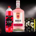 Combo Gin Rocks c/ vibe