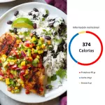 Lunes 2 Nov - Pollo a la plancha con pico de gallo