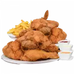 5 PRESAS + PAPAS FRITAS