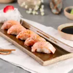 Sushi de Salmão 8un Flambado