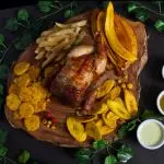 1 POLLO+GUARNICIÓN A ELECCIÓN