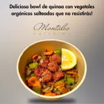 Bowl - Quinoa Salt. Veg. Org. Albón.