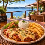 Mignon empanado à parmegiana