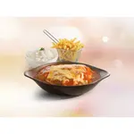 Filé de Frango à Parmegiana com Arroz