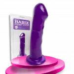 DILDO SILICONA 6.5″ MORADO
