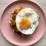 Waffle de platano