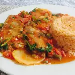 FILETE DE PESCADO A LA MEXICANA