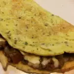 Crepioca Carne c/ queijo