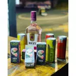 Combo Gin Rocks c/Redbull