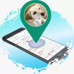 Pingente Localizador Pet maps