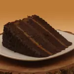 Torta de chocolate porción