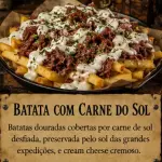 Batata c/ Carne do Sol