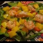 Langostinos con piña