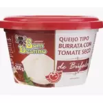 Burrata com tomate seco bom destino