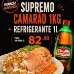 Supremo camarão  🥰+ Refri 1L