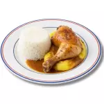 Pollo al horno con pure