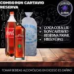 Cartavio Reserva+Coca Cola1.5L+Hielo