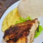 Pescada amarela grelhada