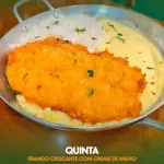 (Quinta feira) FRANGO AO CREME DE