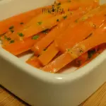 Cenouras glaceadas